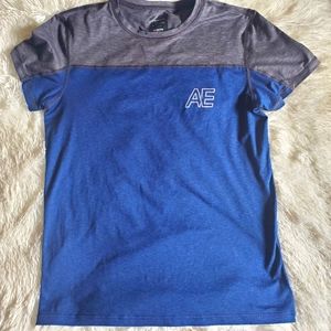 American Eagle Mens Shirt Size Small Gray and blue